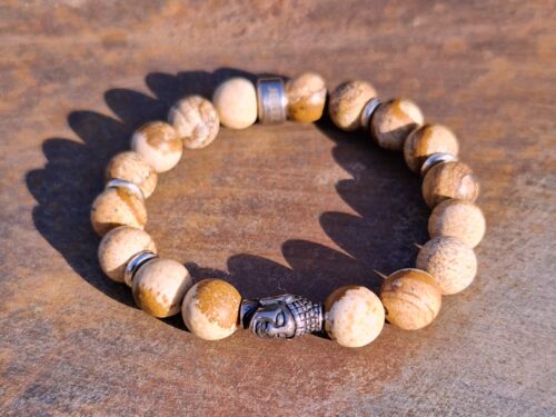 Boeddha sieraden, natuursteen armband